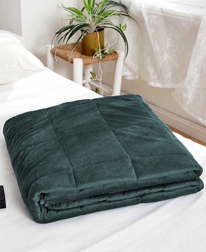 Dream Theory 15 lbs Faux Mink Weighted Blanket & Reviews Blankets