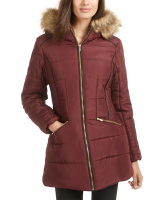 macys pink coat