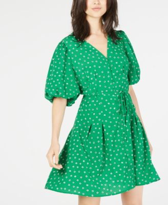 french connection green dress