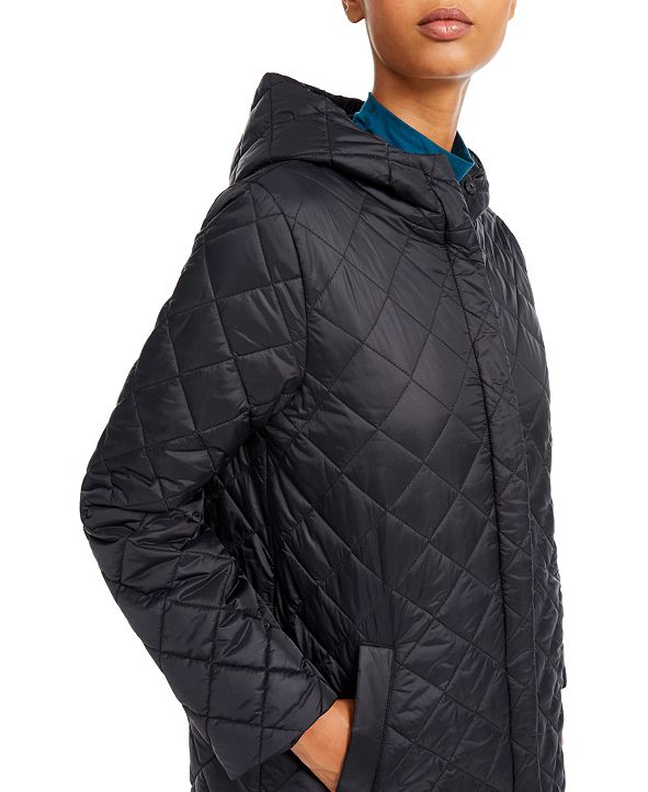 eileen fisher diamond quilted jacket