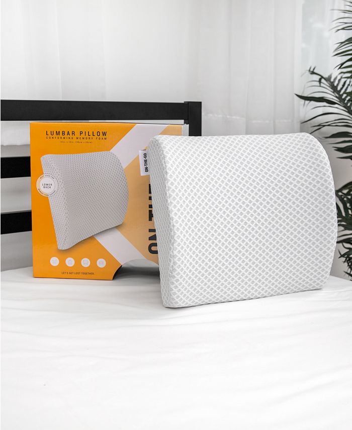 SensorPEDIC OnTheGo GelInfused Memory Foam Lumbar Back Support Pillow & Reviews Pillows