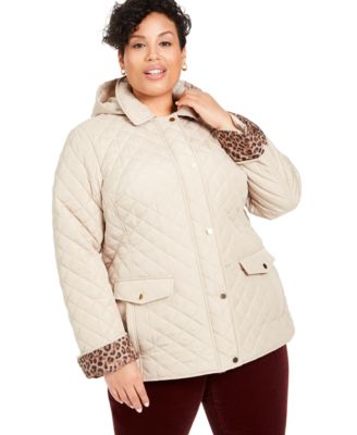 Charter Club Plus Size Quilted Jacket 