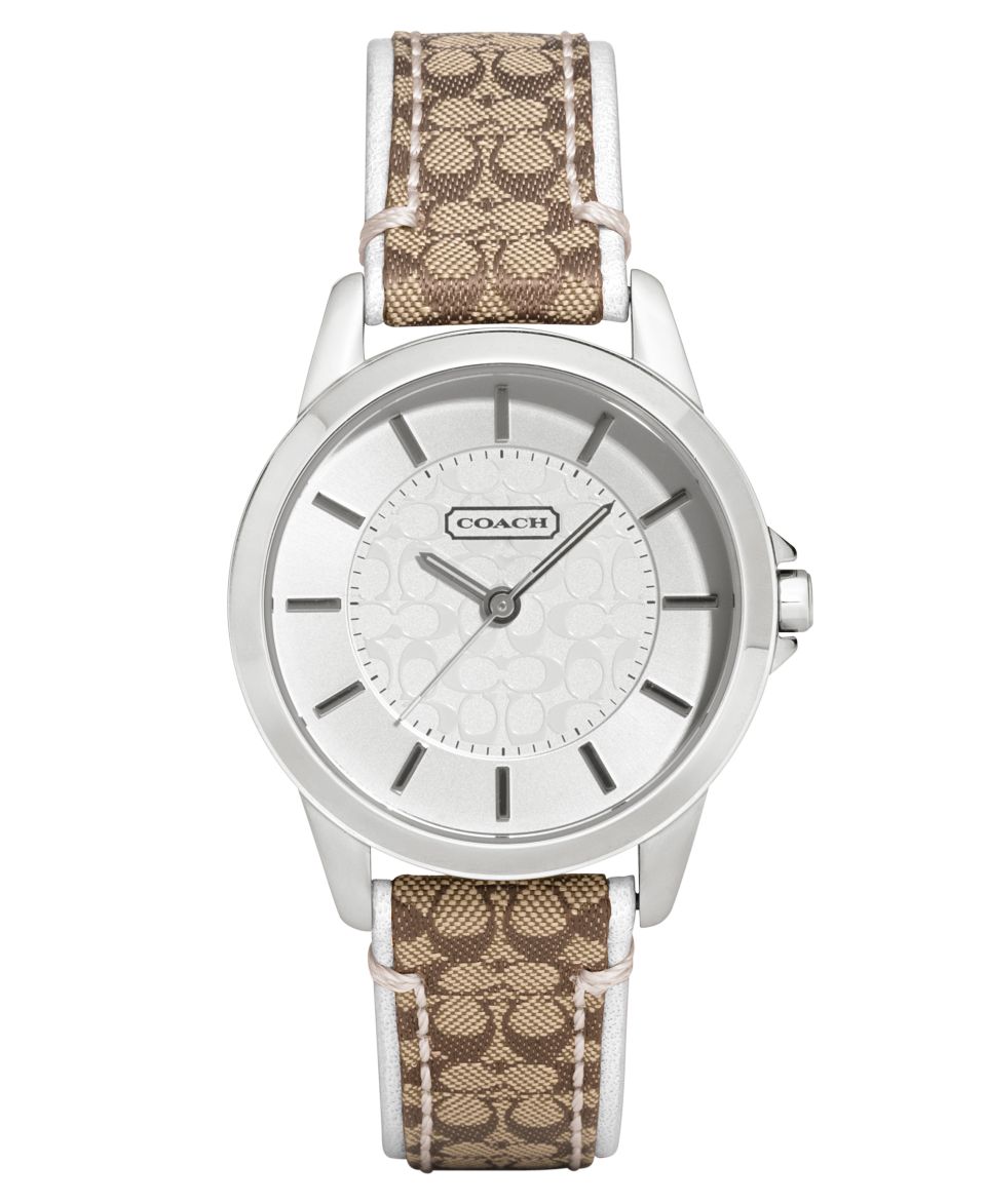 Marc by Marc Jacobs Watch, Womens Amy Dinky White Leather Strap 20mm MBM1250   Watches   Jewelry & Watches