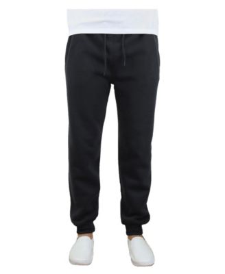 galaxy by harvic men's slim fit fleece jogger pants