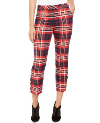 trina turk plaid pants