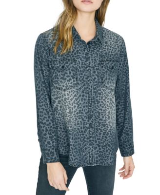 macys animal print tops