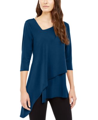 macy's asymmetrical tops