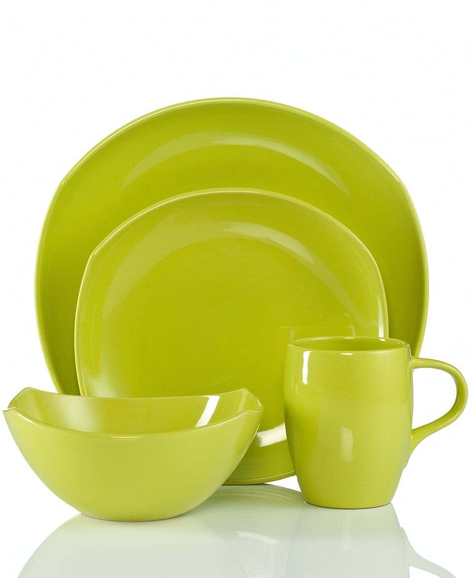 Dansk Dinnerware, Classic Fjord Apple Green 4 Piece Place Setting