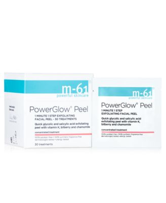 отшелушивающий пилинг для лица m-61 by Bluemercury PowerGlow Peel 1 минута, 1 этап, 30 процедур
