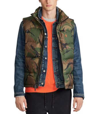 ralph lauren camo vest