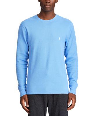 polo men's waffle knit thermal