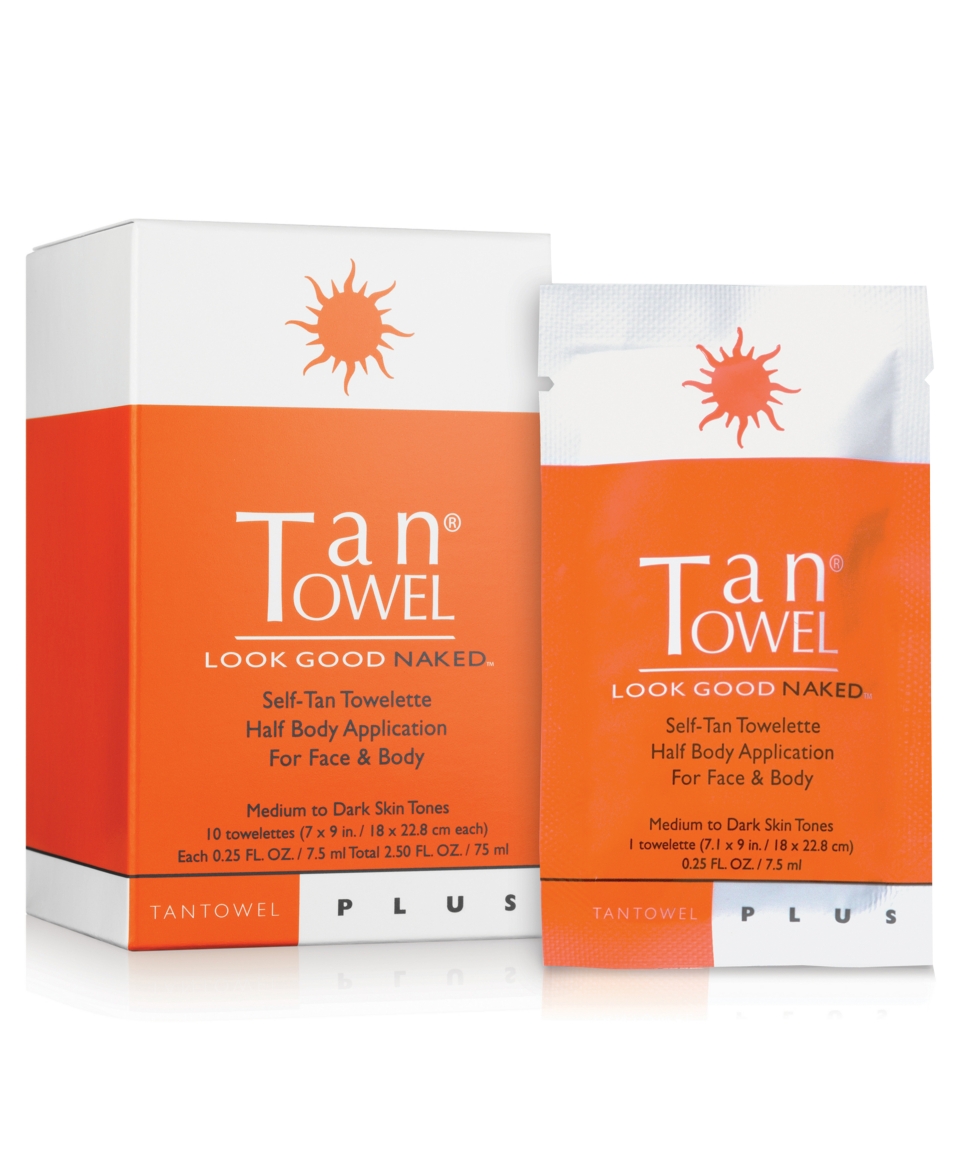 TanTowel Half Body Plus, 10 Pack   Skin Care   Beauty