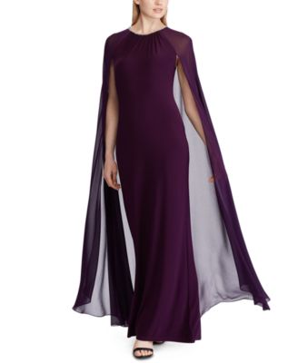 ralph lauren cape gown