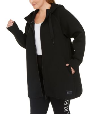 calvin klein performance hooded jacket