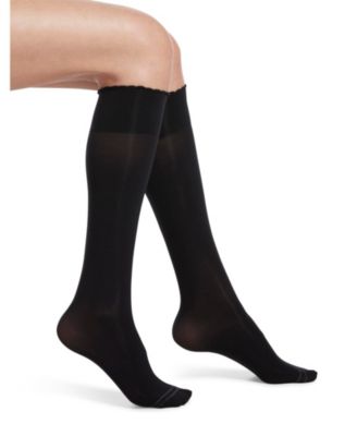 hue soft opaque knee highs