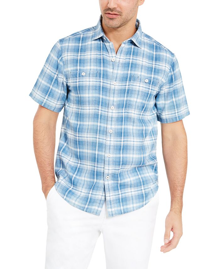 Tommy Bahama Men S Desert Duo Plaid Shirt Reviews Casual Button Down Shirts Men Macy S