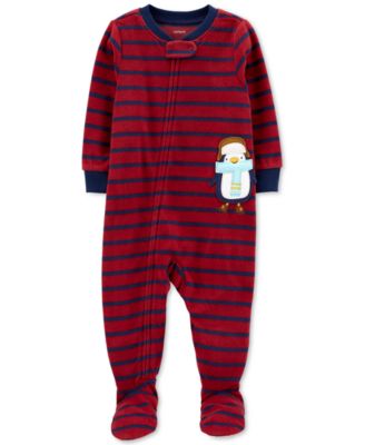 1 piece footed pajamas