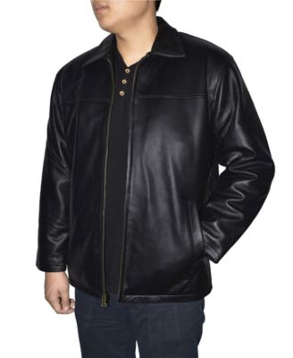 macys mens leather jacket