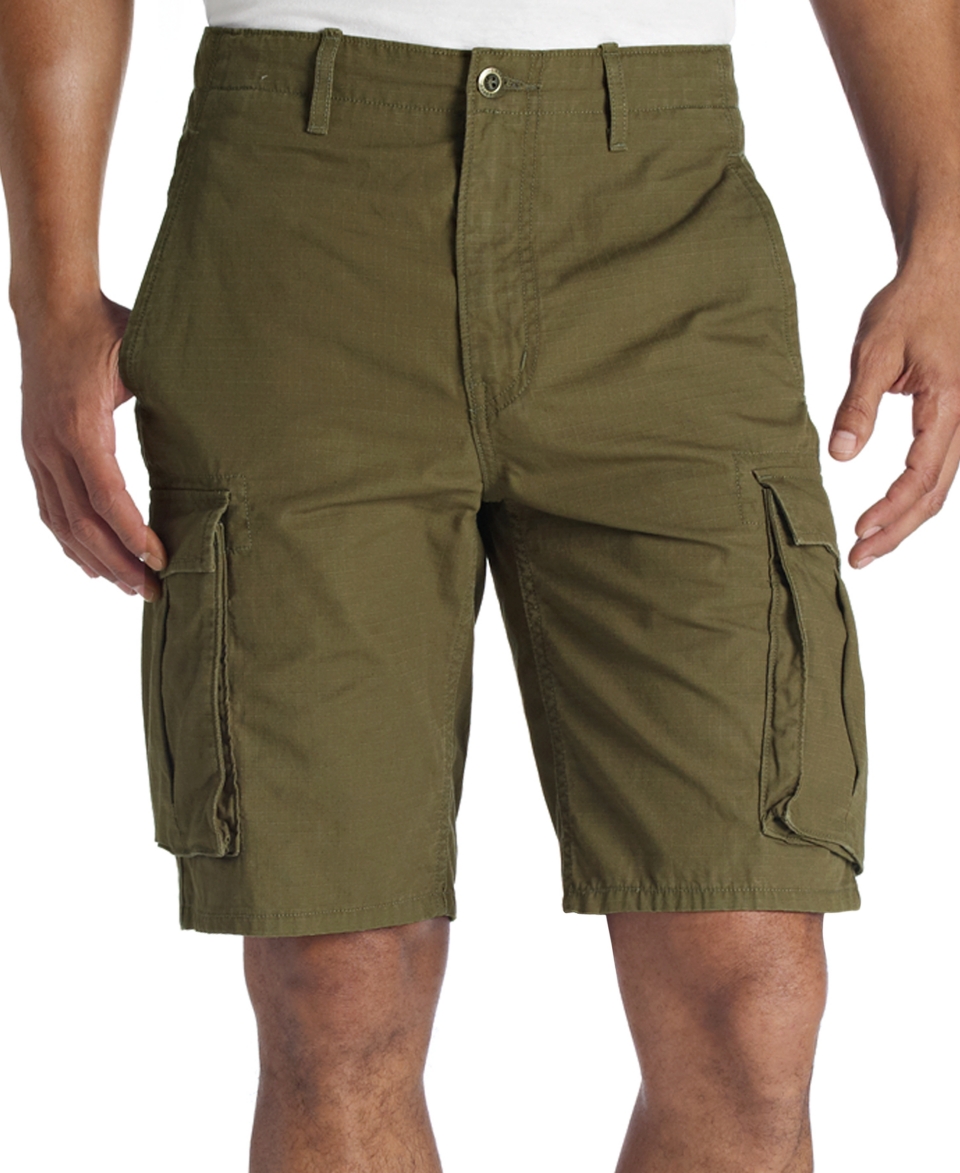 Levis Ivy Green Ripstop Ace Cargo Shorts   Shorts   Men