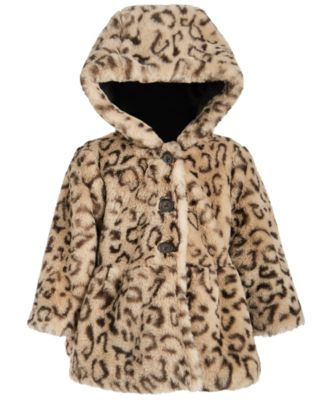 leopard print baby coat