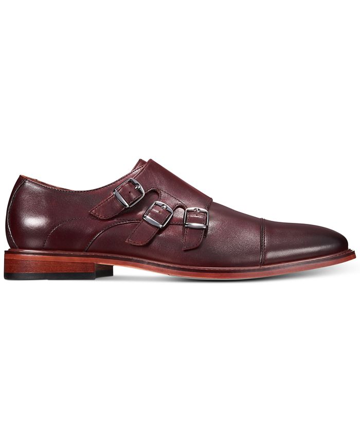 Bar III Men's Jagger Triple-Monk Strap Shoes, Created for Macy's ...