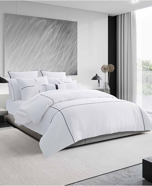 Vera Wang Zig Zag Queen Duvet Cover Set Reviews Duvet Covers Bed Bath Macy S