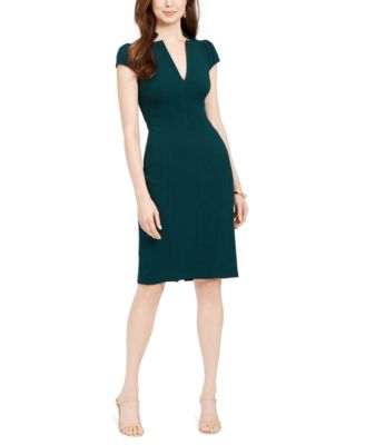 vince camuto high neck sheath dress