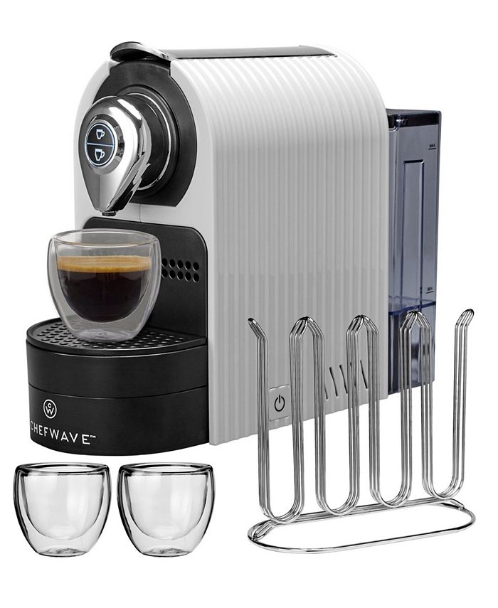 ChefWave Kava Mini Espresso Machine for Nespresso Compatible Capsule