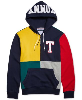 color block hoodie tommy hilfiger