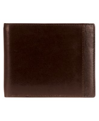 Мужской бумажник Mancini Casablanca Collection с RFID-защитой по центру со съемным центральным карманом для ключей