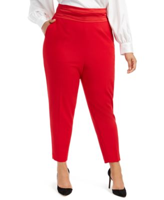 plus size slim leg pants