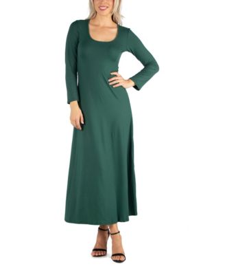 long green t shirt dress