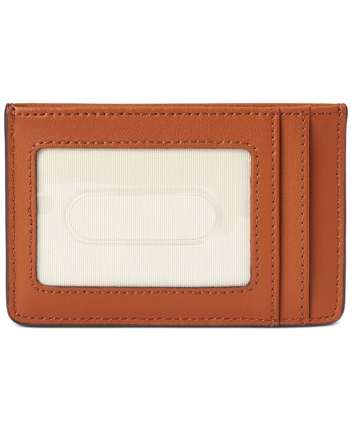 Lauren Ralph Lauren Slim Leather Card Case & Reviews - Handbags ...