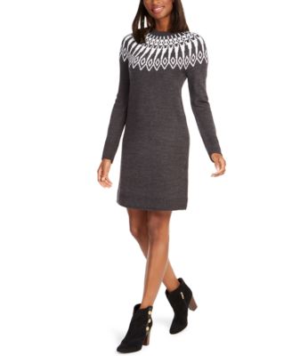 Tommy Hilfiger Fair Isle Sweater Dress 