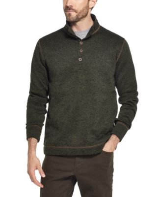 mens three button sweater