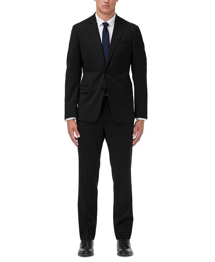 AX Armani Exchange Armani Exchange Men's SlimFit Black Solid Suit