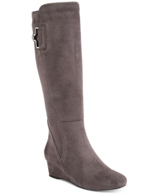 wedge dress boots