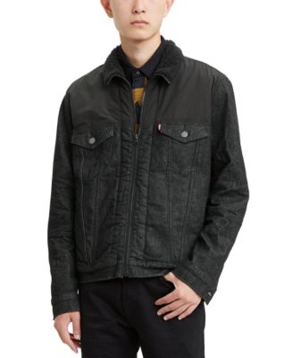 macys levis sherpa jacket