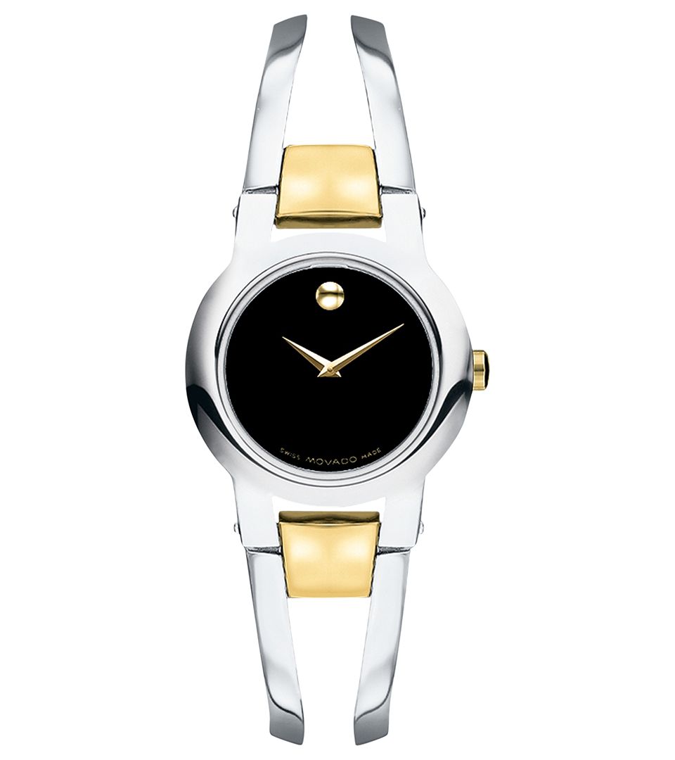 Movado Watch, Womens Amorosa Two Tone Stainless Steel Bangle Bracelet