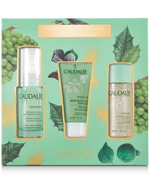 Caudalie 3 Pc Vinopure Anti Blemish Mission Set Reviews Beauty Gift Sets Beauty Macy S