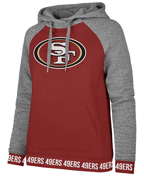 47 Brand Women S San Francisco 49ers Revolve Hooded Sweatshirt Reviews Sports Fan Shop By Lids Men Macy S