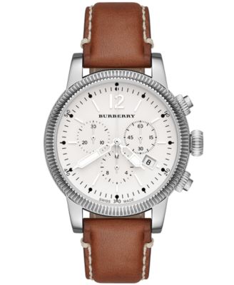 macys mens burberry watch