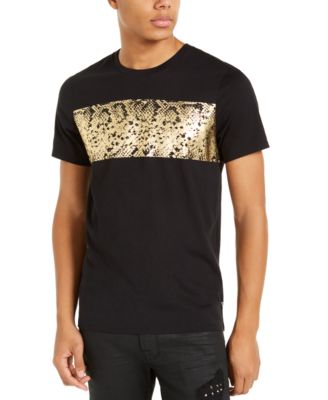 guess black and gold shirt