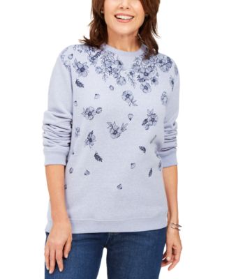 floral printed sweatshirt