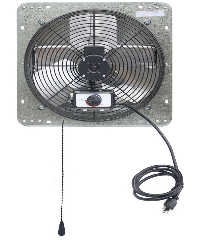 iLiving 14" Shutter Exhaust Attic Garage Grow Fan, Ventilation Fan with