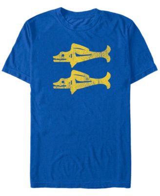 Мужская футболка с коротким рукавом Fifth Sun от Nickelodeon Legends of the Hidden Temple Double Barracuda синего цвета