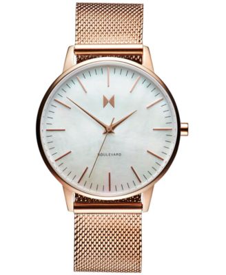 mvmt rose gold mens watch