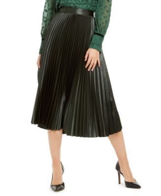 mid length satin skirts macys