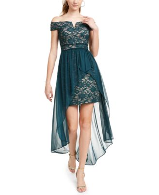 macy's asymmetrical dress