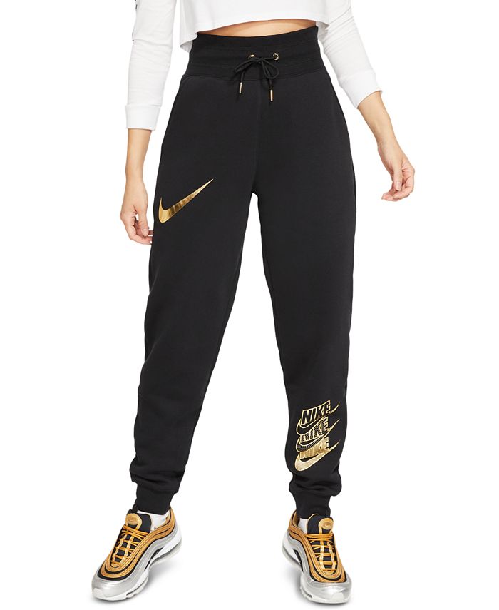nike sweatpants with logo band